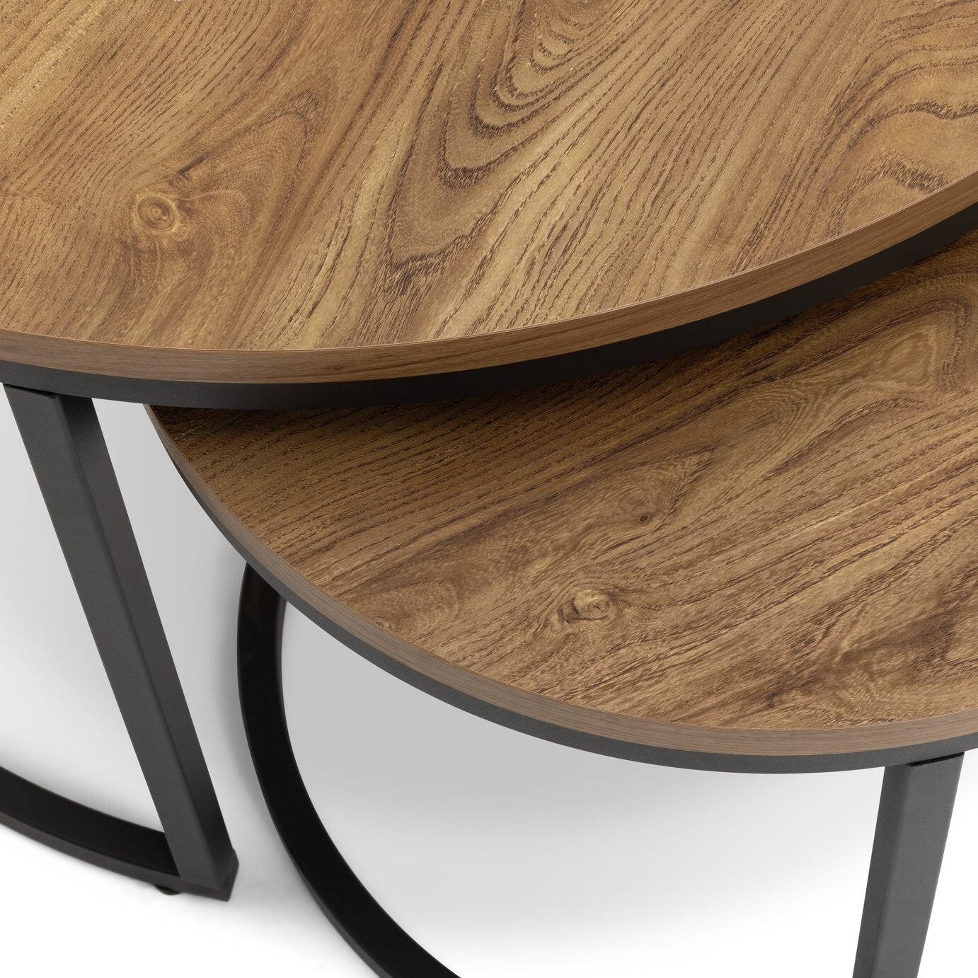 Habitat Nomad Nest of 2 Coffee Tables - Oak ( B Grade 36332 )