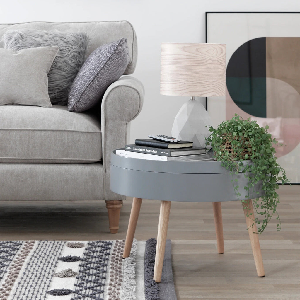Habitat Skandi Round Coffee Table - Grey