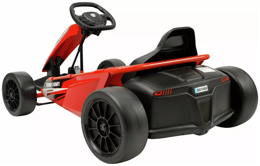 Hyper Drift Go Kart 24V Electric Ride On - Red ( B Grade )
