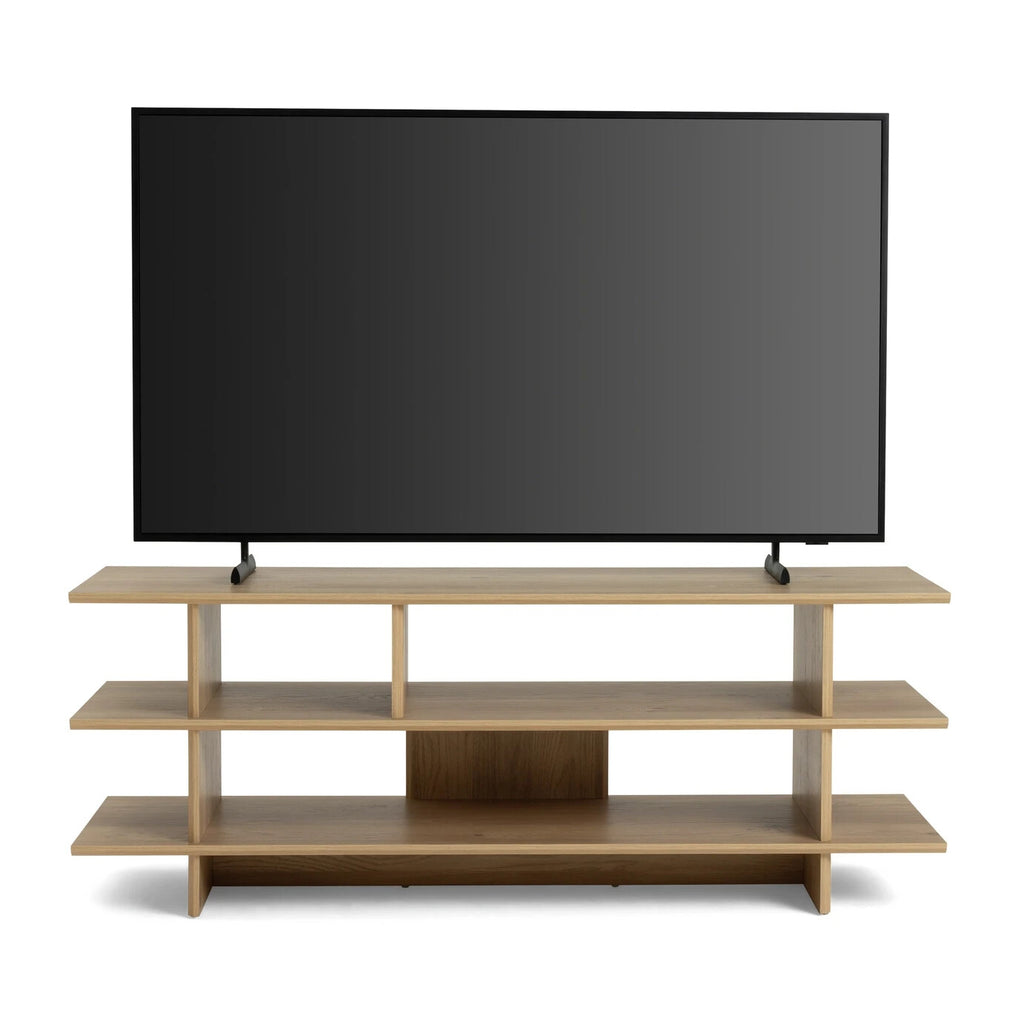 Raymond TV Unit Oak | Modern Entertainment Stand Living Room TV Media Storage