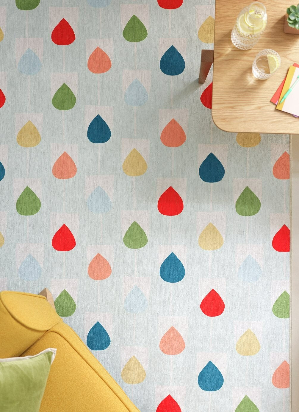 Habitat x Scion Sula Printed Rug - 160 x 230cm - Multicolour