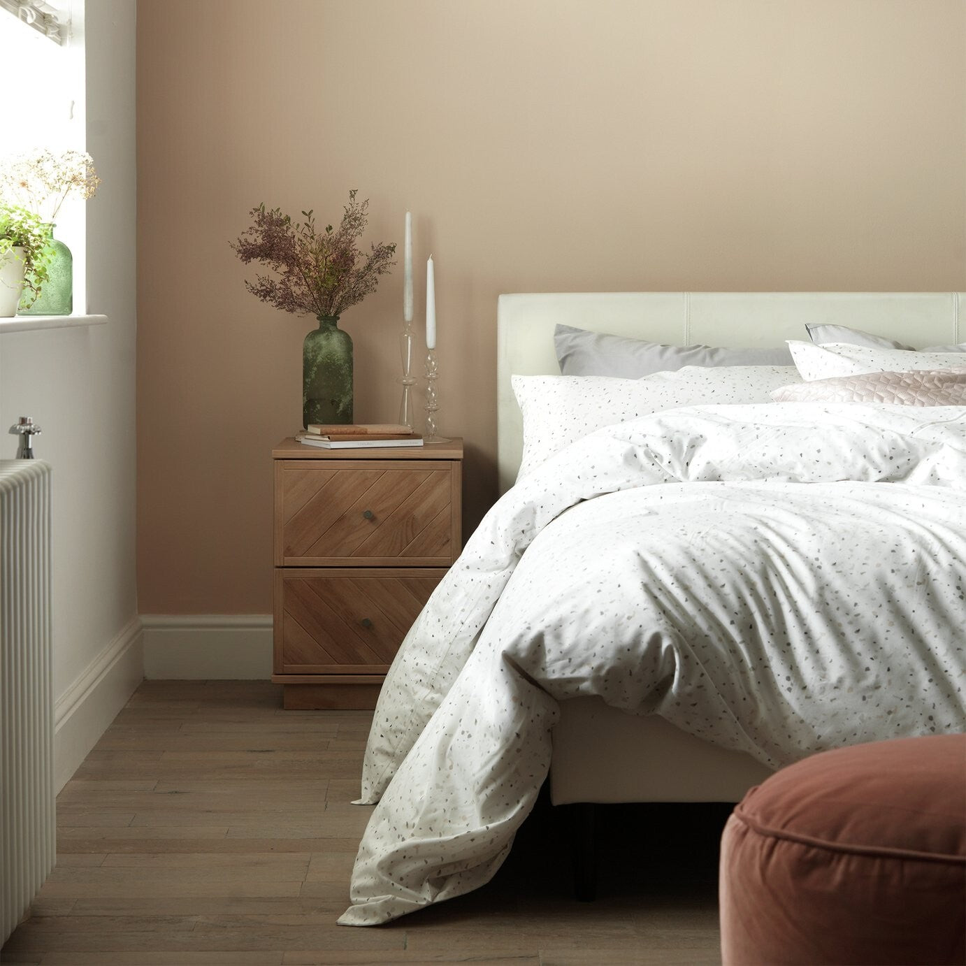 Skylar Small Double Bed Frame - White