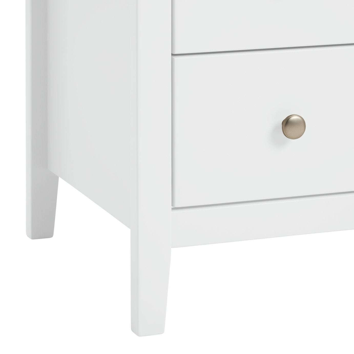 Cuggl Canterbury Nursery 3 Drawer Chest - White | 3 drawer baby dresser