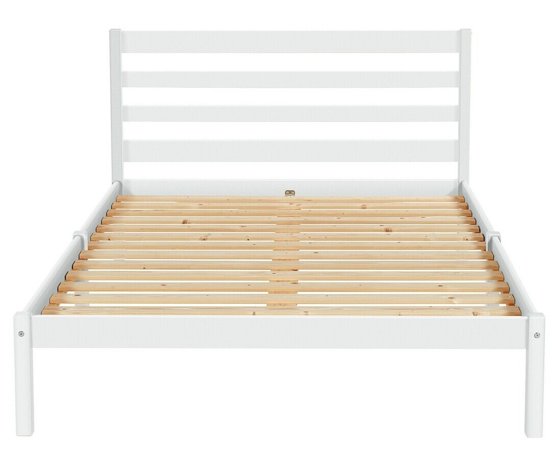 Kaycie Small Double Bed Frame - White ( B Grade 41772 )