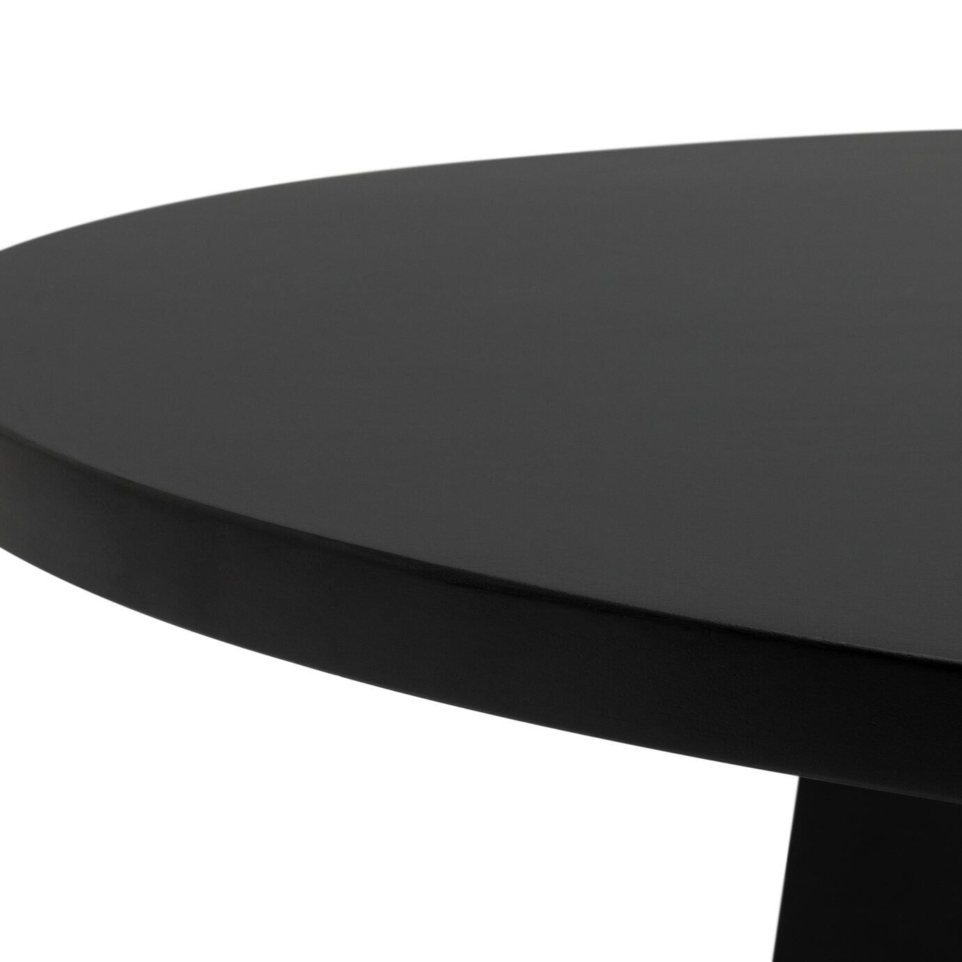 Habitat Mid Century Round Coffee Table - Black ( B Grade 26391 )