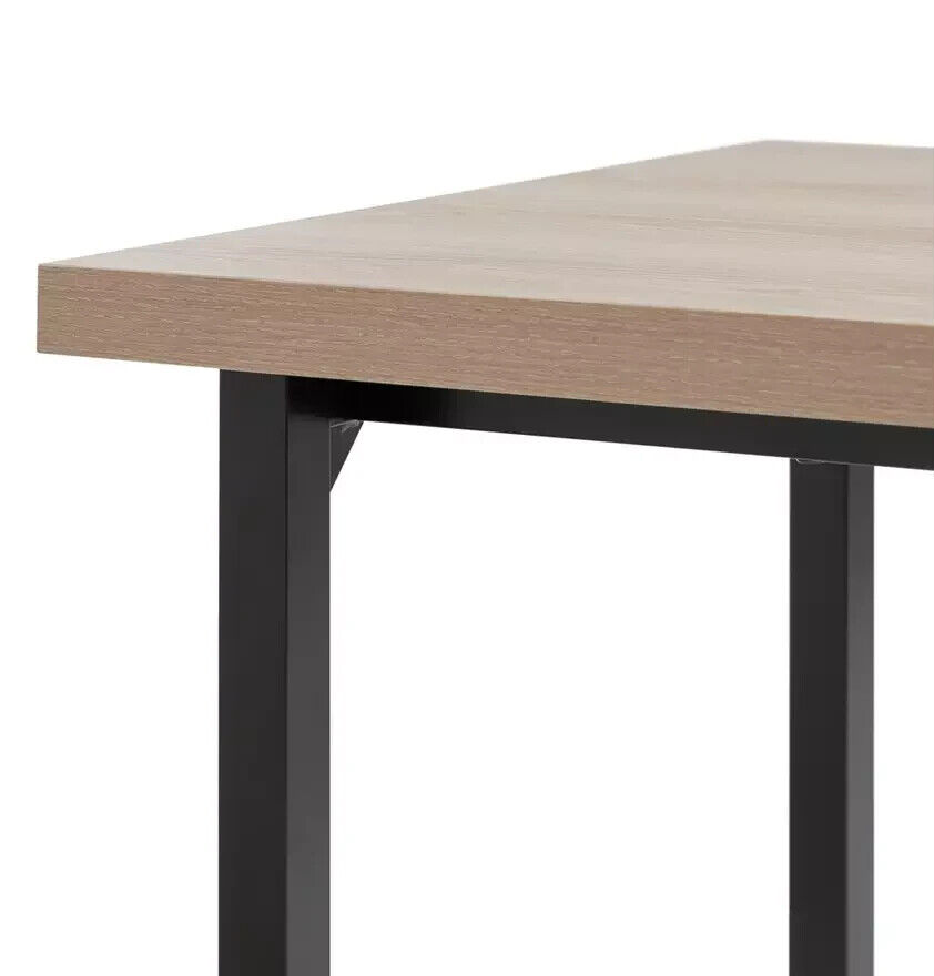 Habitat Zayn Wood Effect 4 Seater Dining Table - Natural | Kitchen (Table ONLY)