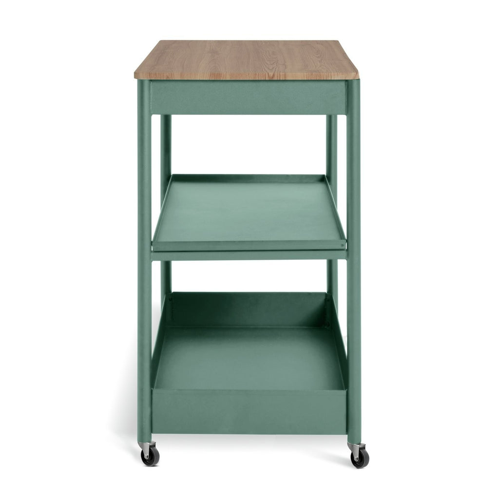 Kaylo Metal Kitchen Trolley - Blue | Utility cart for kitchen