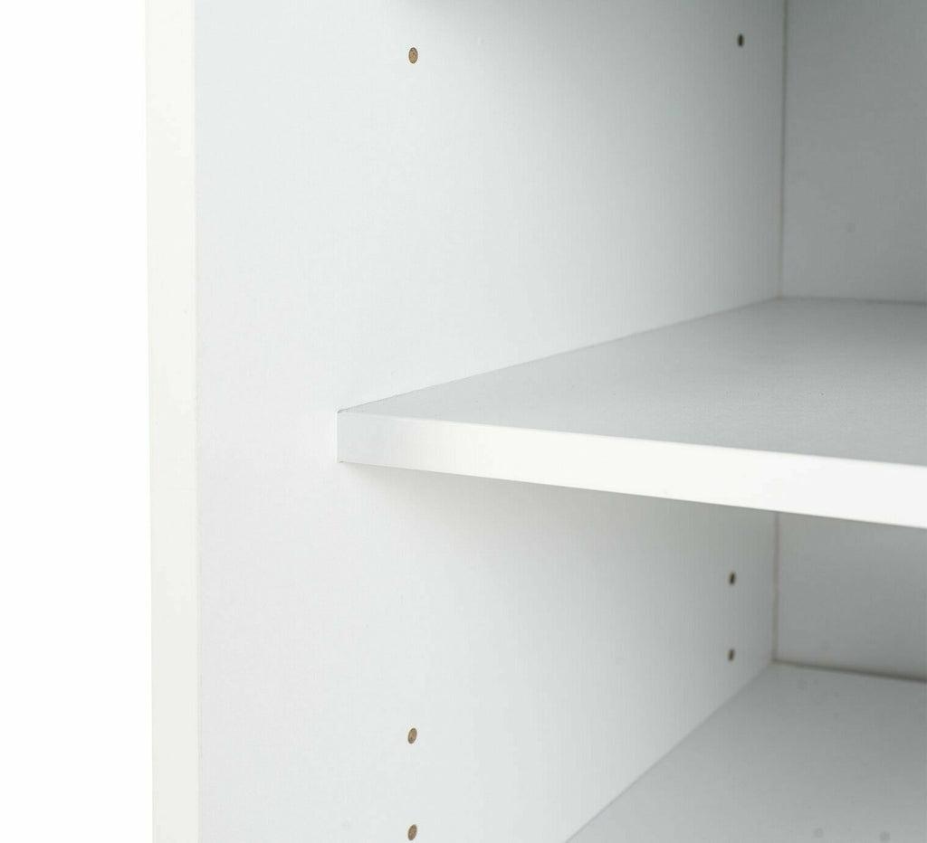 Chloe 2 Door Shoe Storage Cabinet - White | Hallway Storage Unit for Footwear