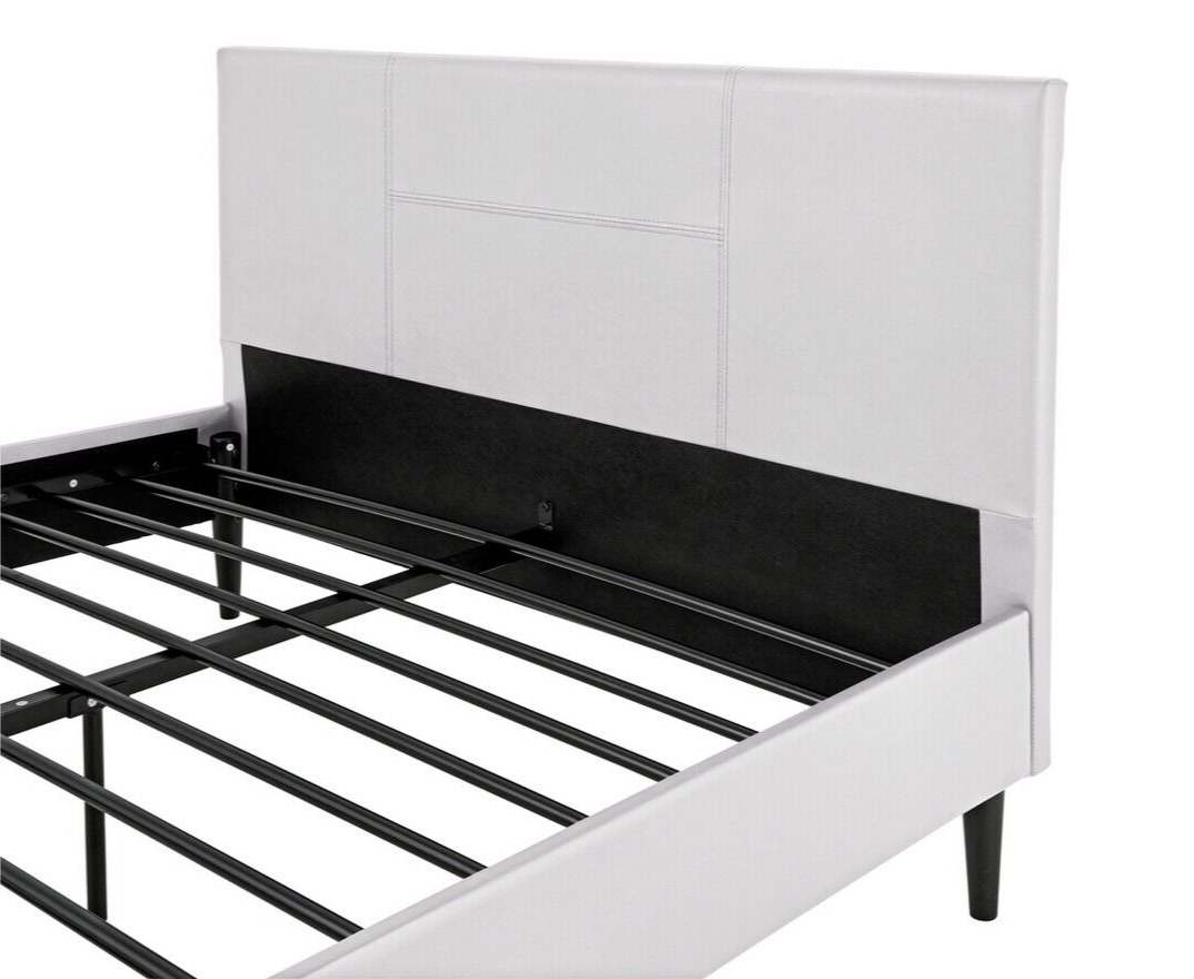 Skylar Small Double Bed Frame - White