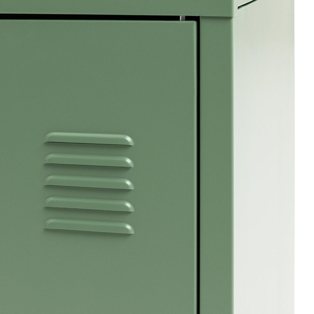 Habitat Stevie 3 Door Locker - Green ( B  Grade 50802 )