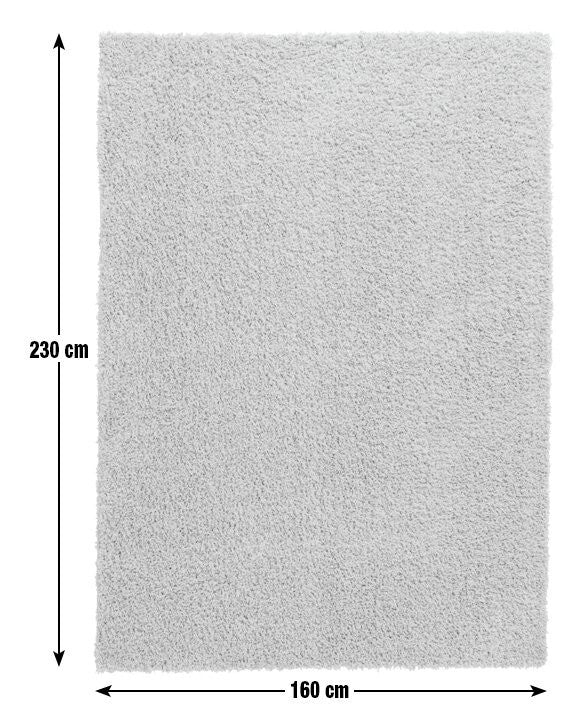 Habitat Recycled Cosy Plain Shaggy Rug - 160x230cm - Natural