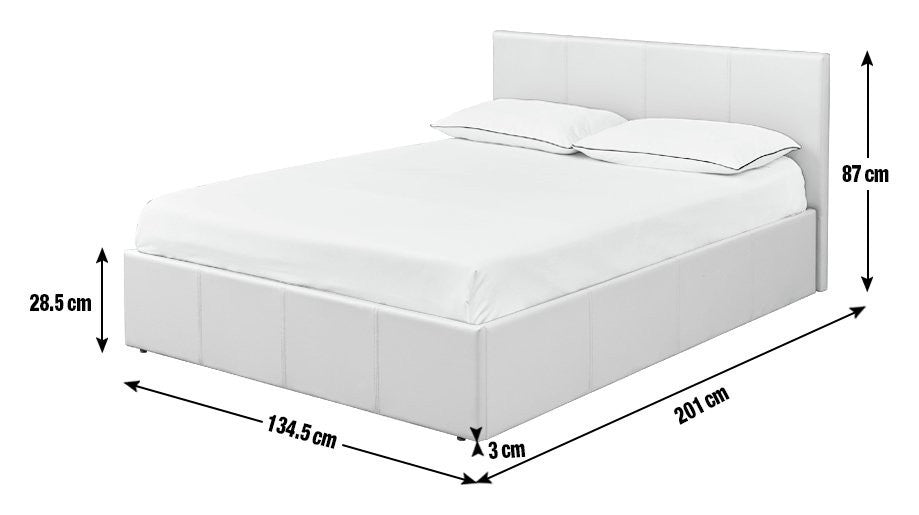 Home Lavendon Small Double End Opening Bed Frame- Grey ( B Grade )