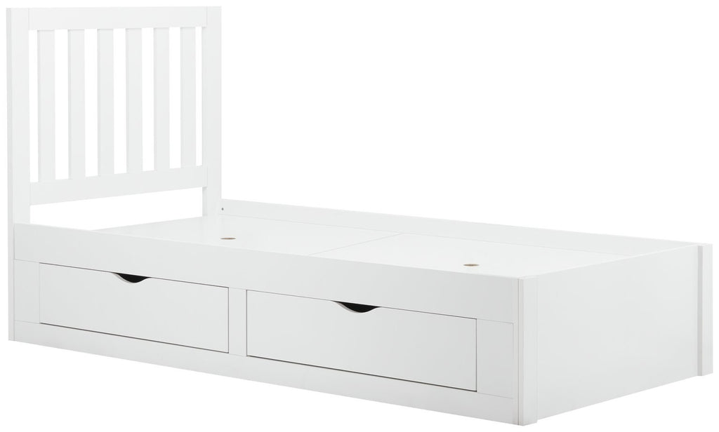 Birlea Appleby Single Wood Effect Bed Frame - White