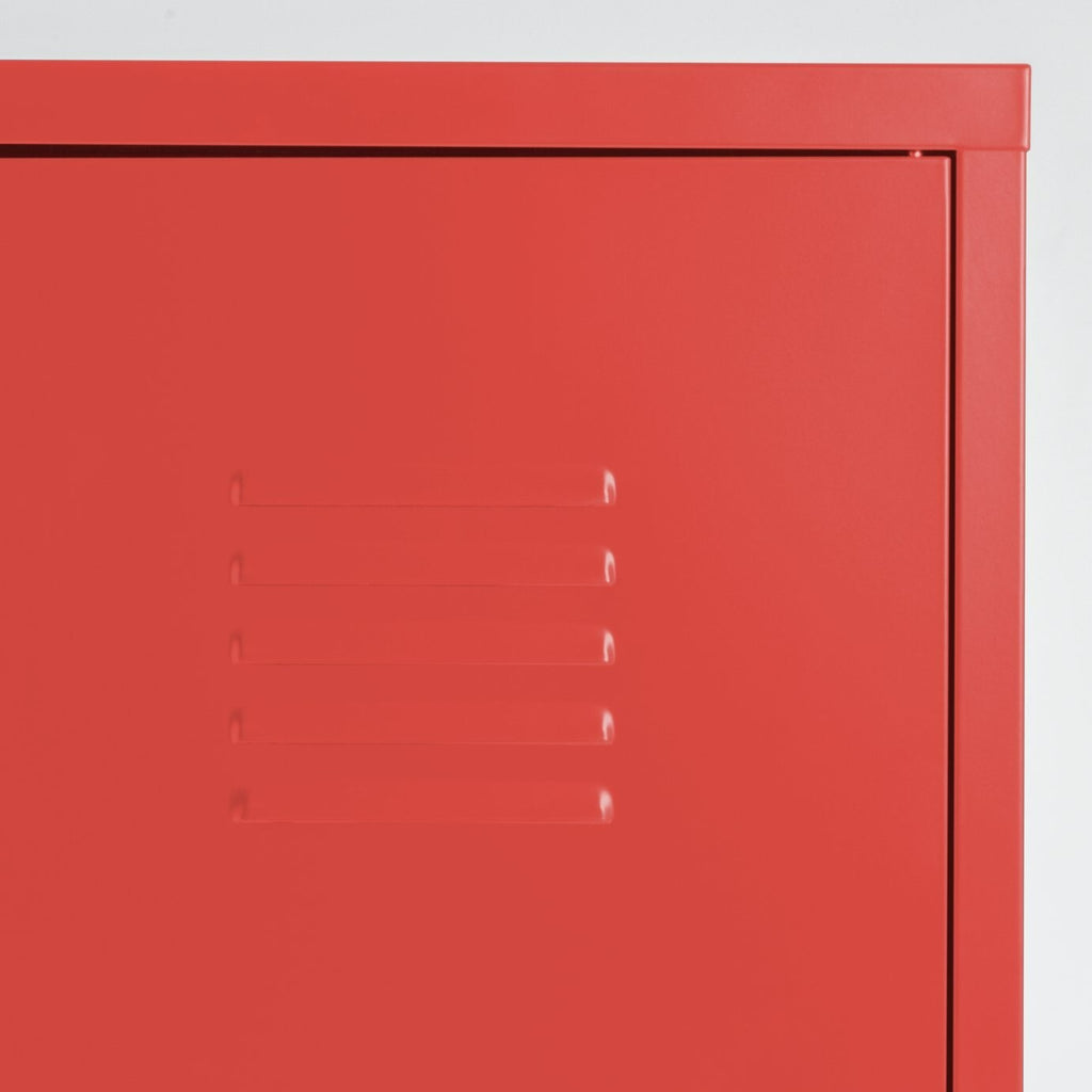 Habitat Tall 1 Door 4 Shelf Locker -Red