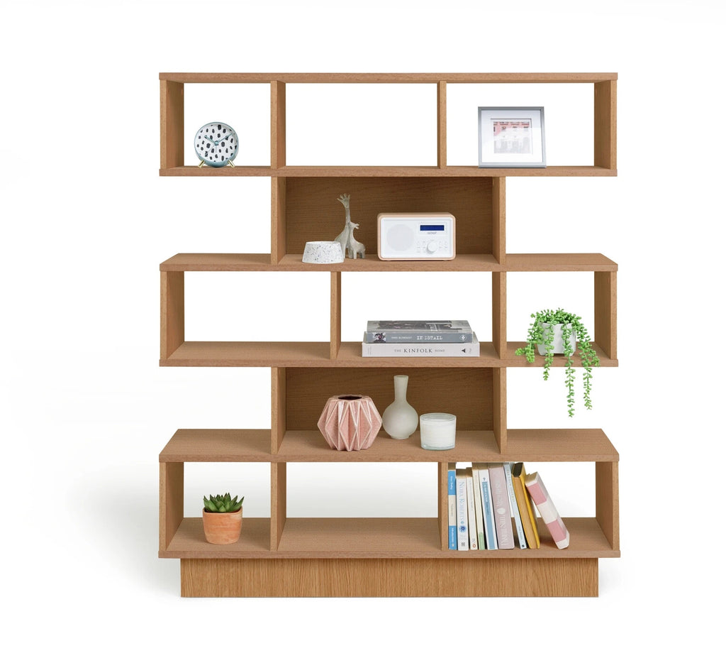 Cubes Wide Boockase - Oak Effect