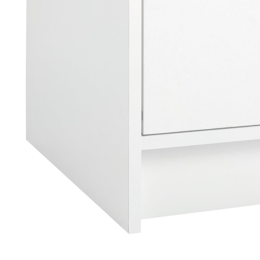 Home Malibu 1 Door Sliding Wardrobe - White | small space wardrobe