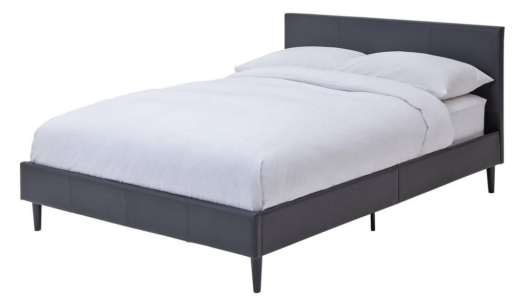Skylar Small Double Bed Frame - Black | Metal Bed Frame for Bedroom Guest Room