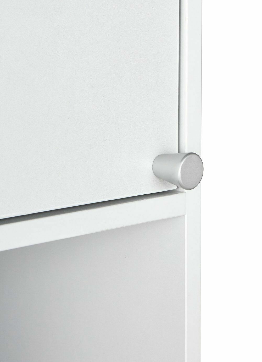 Home Prime Tallboy - White | Tall Storage Cabinet for Bathroom Bedroom Organizer