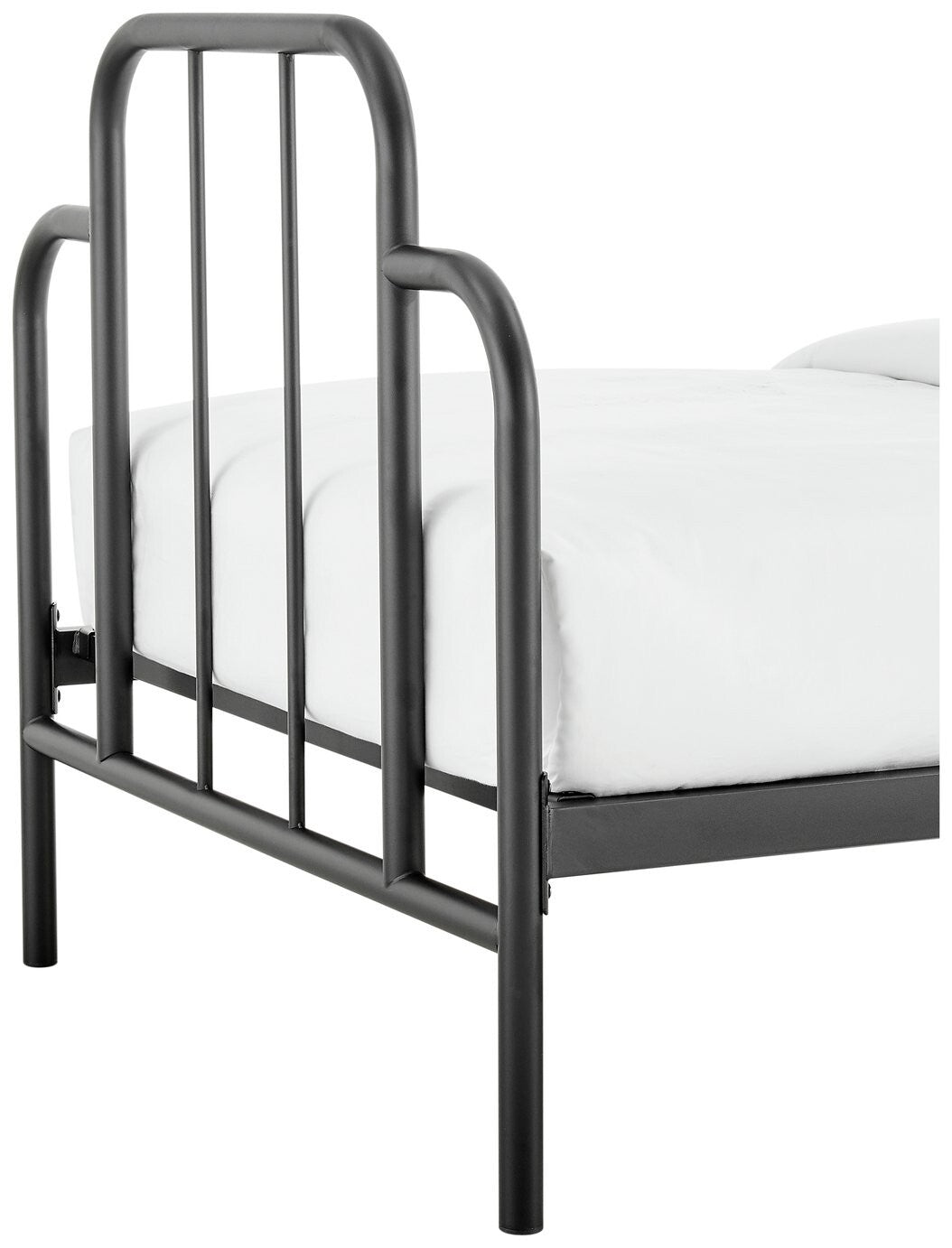 Habitat Jacques Single Metal Bed Frame Black | Sturdy Durable Bedframe Bedroom