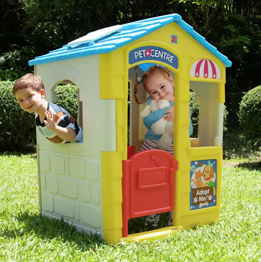 Grow'n Up 2 in 1 Interchangeable Playhouse | Pet Centre Theme, Kids Outdoor Play