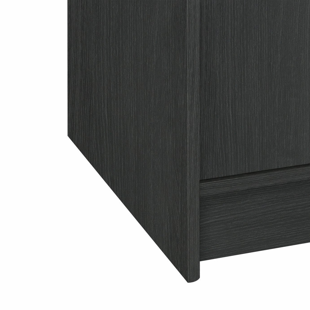 Home Malibu 4 Door 3 Drawer Wardrobe - Black Oak Eff | Combination wardrobe