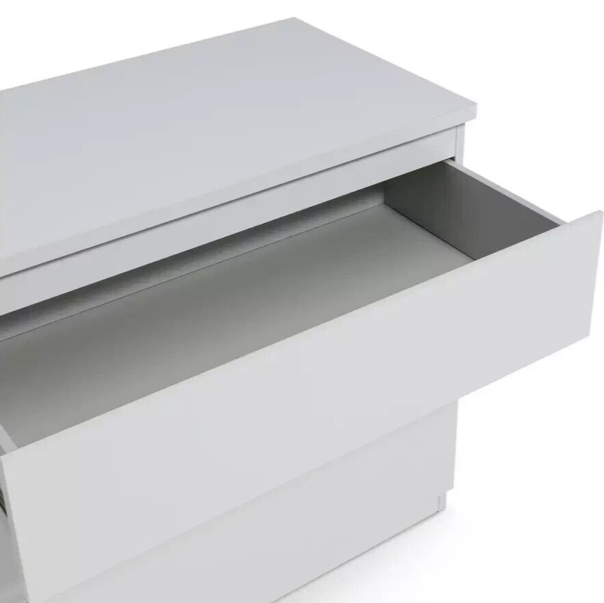 Habitat Jenson Gloss 3 Drawer Chest - White