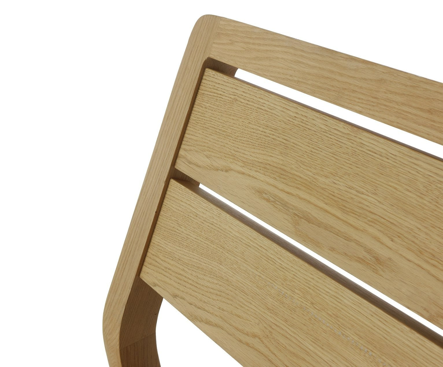 Radius Kingsize Wooden Bed Frame - Oak | Kingsize bed frame