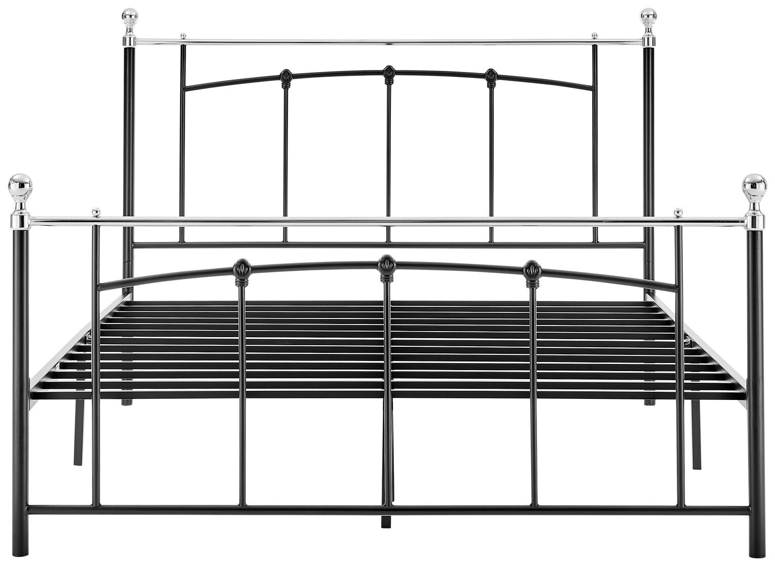 Yani Double Metal Bed Frame - Black