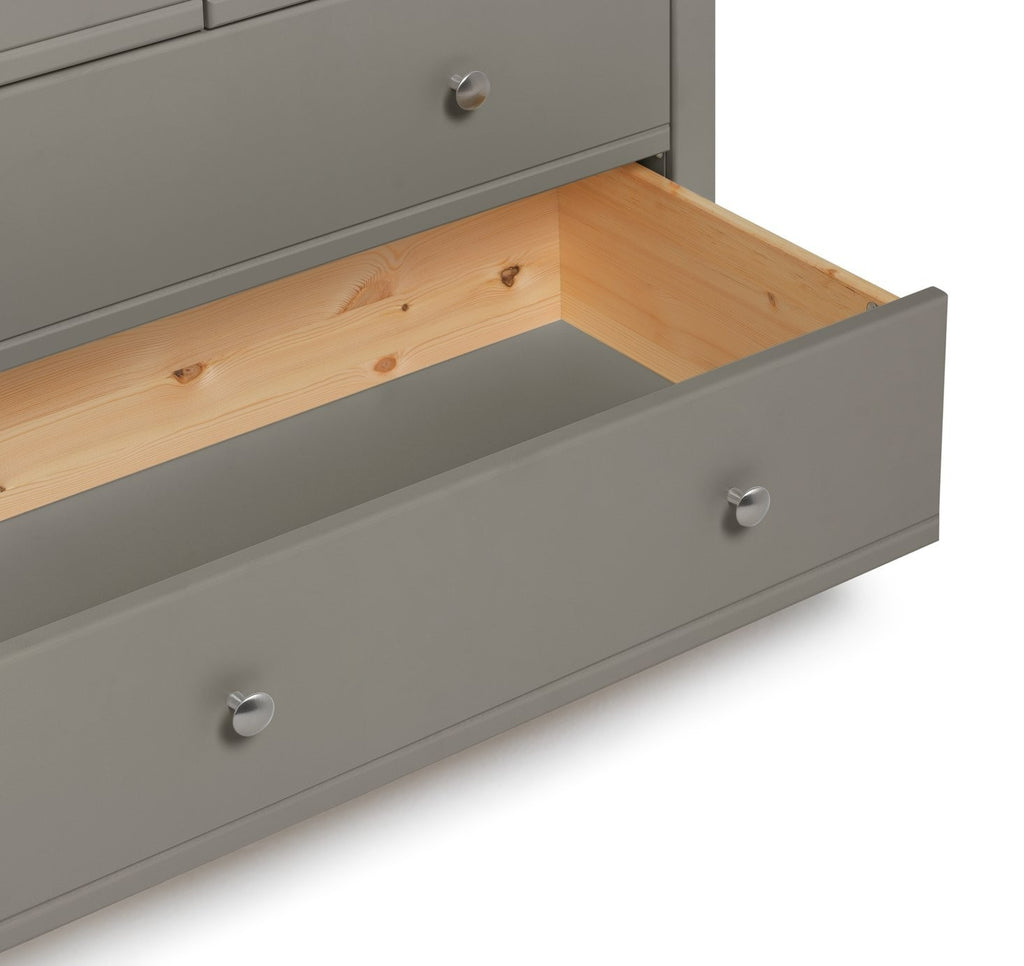 Brooklyn 4 Drawer Chest- Grey | Grey dresser