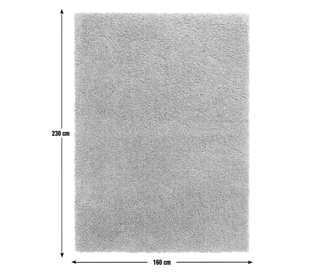 Habitat Recycled Cosy Plain Shaggy Rug - 160x230cm - Berry