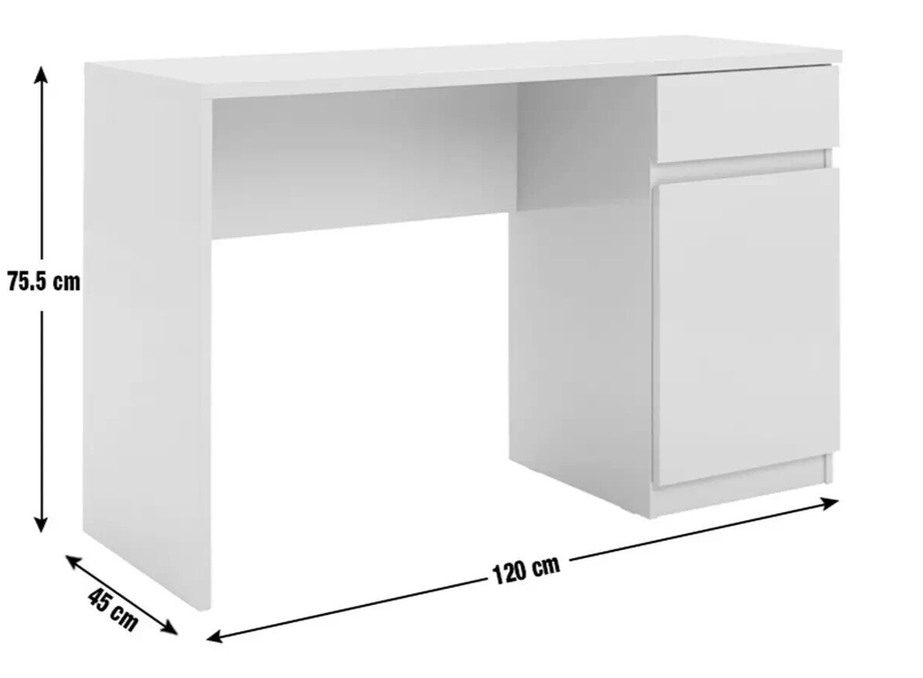 Habitat Jenson 1 Drawer Office Desk - Oak
