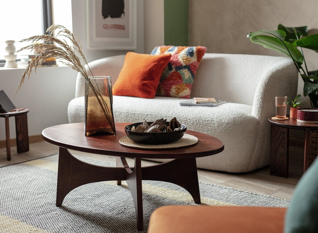 Habitat Mid Century Coffee Table - Brown ( B Grade 30025 )