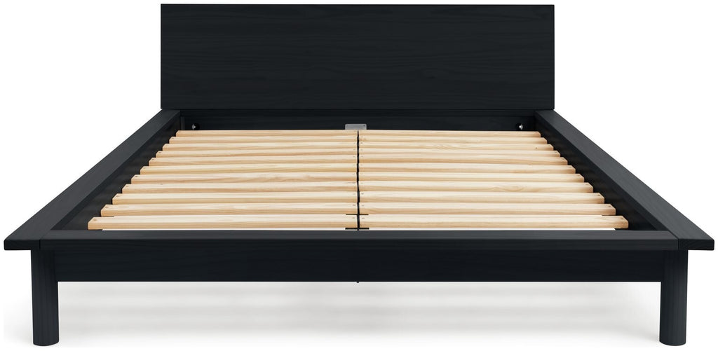 Habitat Akio Kingsize Platform Bed Frame - Black ( B Grade 32618  )