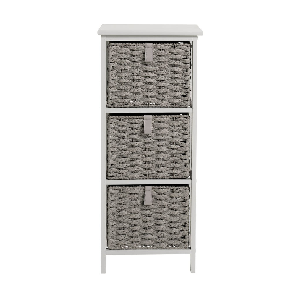 Tongue And Groove 2 and 3 Drawer Unit - Grey