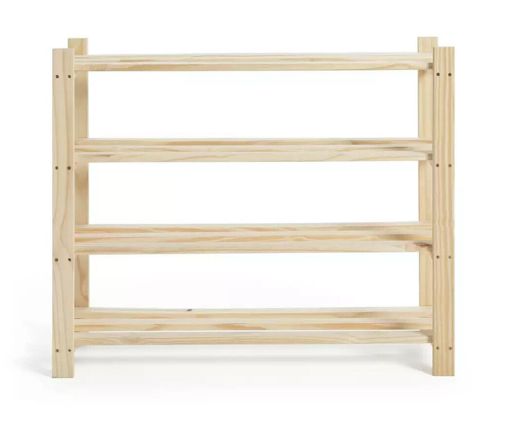 Karee 4 Shelf Shoe Storage Rack - Pine