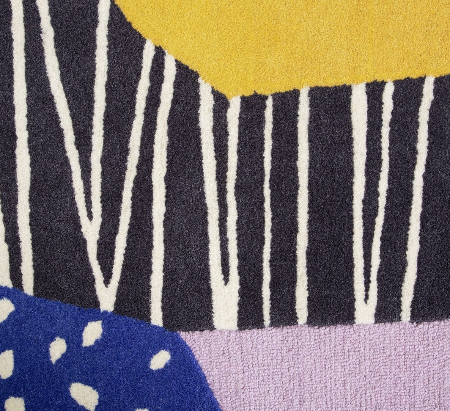 Habitat Abstract Tufted Wool Cut Pile Rug - 170x120cm
