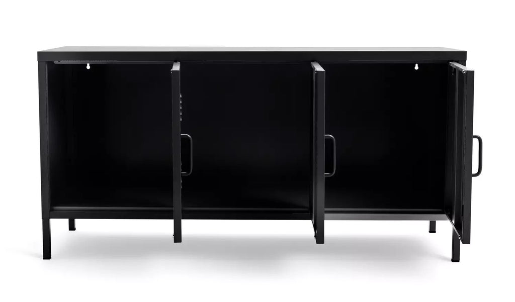 Habitat Stevie 3 Door Locker - Black